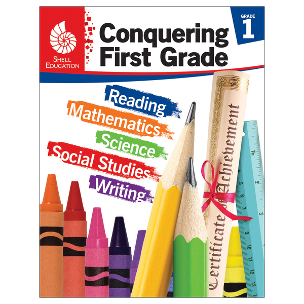 Shell Education Conquering First Grade, Workbook 51620